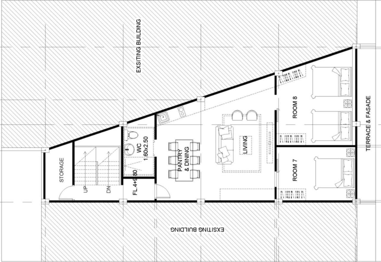 อพาร์ทเม้น U4 Large 2 Bed Full Kitchen 200m To Bts *